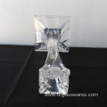 Square Large Crystal Glass Candle Holder